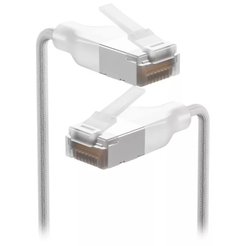 Tinklo jungiamasis laidas UBIQUITI UACC-Cable-Patch-EL-C6A 0,15 m Cat6a RJ-45 peršviečiamai baltas