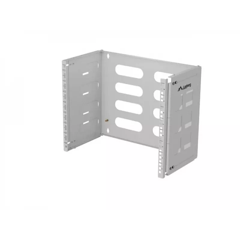 Sieninis 19 colių stovas LANBERG 8U, gylis 497×400/240 mm, pilkas