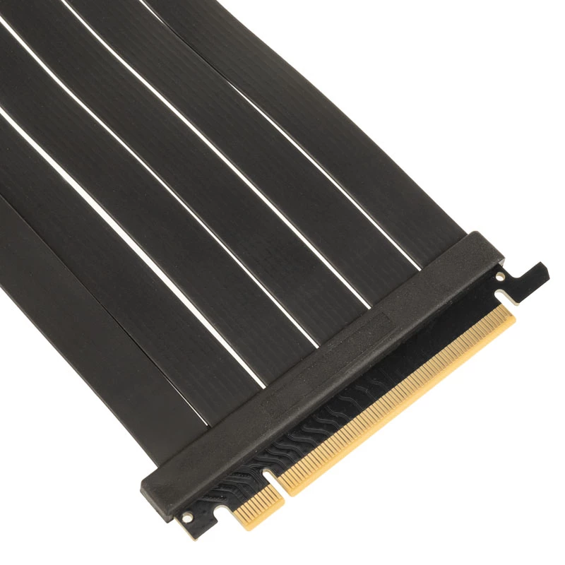 Kolink PCI Express 5.0 x16 į x16 Riser laidas, 180 laipsnių, juodas - 30 cm