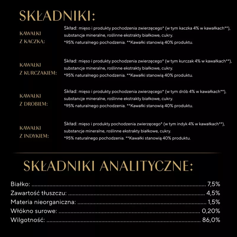 Šlapias kačių ėdalas Sheba Chicken Duck Turkey 85 g pakelis (80 × 85 g) suaugusioms katėms, drėgnumas 86 %