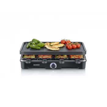Raclette Grilis Severin RG 9670 8 Asmenims 1400 W Juodas