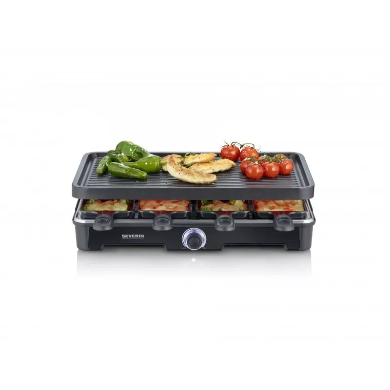 Raclette Grilis Severin RG 9670 8 Asmenims 1400 W Juodas