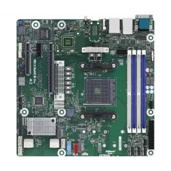 Pagrindinė plokštė ASRock X570D4U Micro ATX — AMD X570, Socket AM4, 4× DIMM, DDR4, max 32 GB, 12× SATA III, 3× RJ-45
