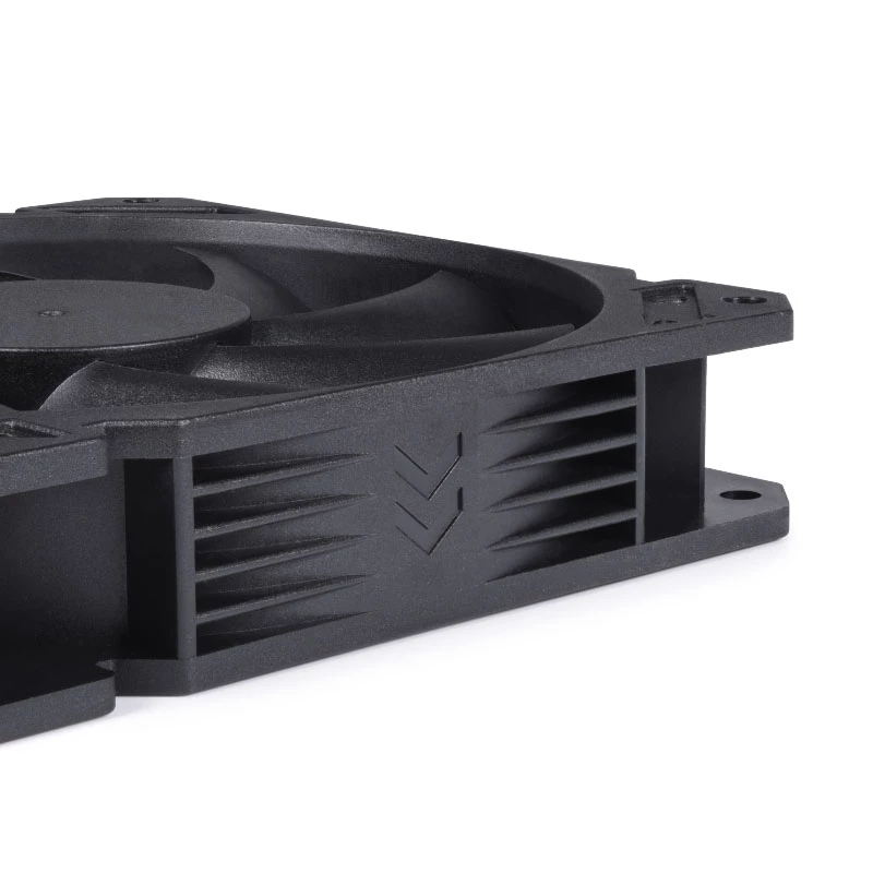 Ventiliatorius Alphacool 12 cm 3000 RPM 7.83 mmH2O Dvigubas rutulinis guolis Juodas 120x120x25 mm