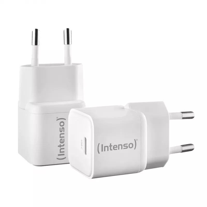 Intenso 7803032 USB-C greitasis įkroviklis su GaN technologija, baltas (2 vnt.)