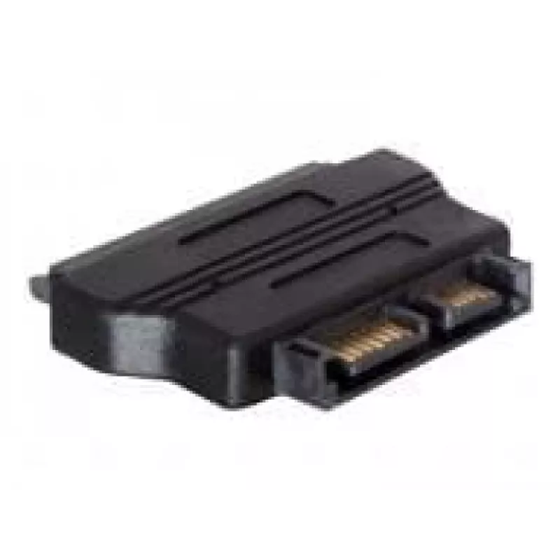 Adapteris SATA SATA 22 kontaktų moteriškas SATA 13 kontaktų vyriškas Juodas DeLOCK