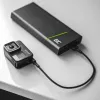 USB laidas Green Cell KABGC19 USB 2.0 2m USB A USB C juodas