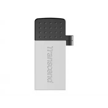 Transcend JetFlash Mobile 380 USB atmintukas – 16 GB, USB 2.0, sidabrinis (TS16GJF380S)