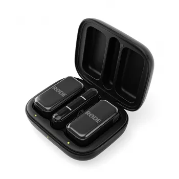 Belaidė mikrofono sistema Rode Wireless Micro Lightning – įvairiakryptė, 48 kHz, 24 bitų, 100 m atstumas, 7 h baterija
