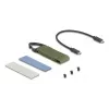 SSD korpusas DeLOCK 42033 pilkas M.2 PCI Express 40 Gbit/s
