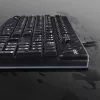 Logitech Desktop MK120 rinkinys, juodas, laidinis, Šveicariškas, 920-002504