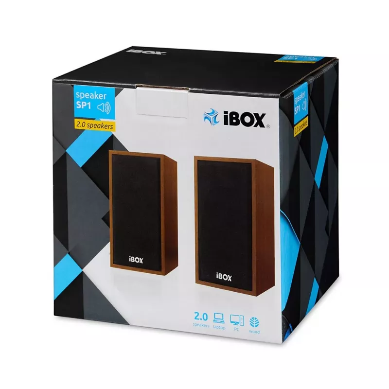 Garsiakalbis IBOX IGLSP1 laidinis 2.0 stalinis garsiakalbis 10 W vyšninės spalvos
