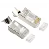 RJ45 jungtys GEMBIRD CAT7 8P8C auksuotos 15µ FTP/SFTP, pakuotė 100 vnt.