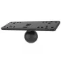 RAM Mounts Universalus jūrinis elektronikos rutulinis laikiklis juodas 158,7 mm 50,8 mm 181 g