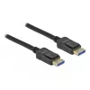Delock DisplayPort kabelis DisplayPort (M) į DisplayPort (M) DisplayPort 2.0 3,0 m Palaiko 10K 60 Hz (10 240 × 4320) Juoda (80263)
