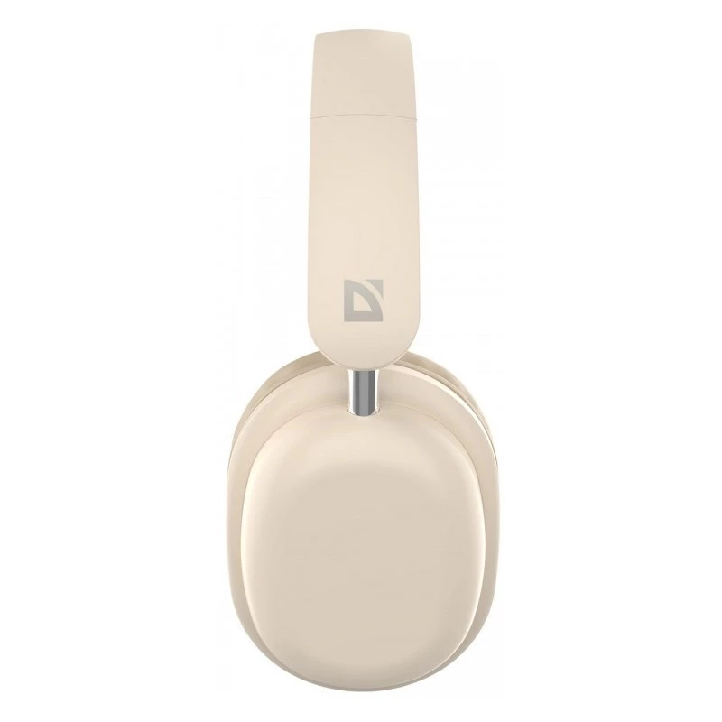 Belaidės ausinės DEFENDER EEMOTION B640 BEIGE – uždengiančios ausis, uždaro akustinio tipo, USB-C, AUX, 20–20000 Hz, 105 dB