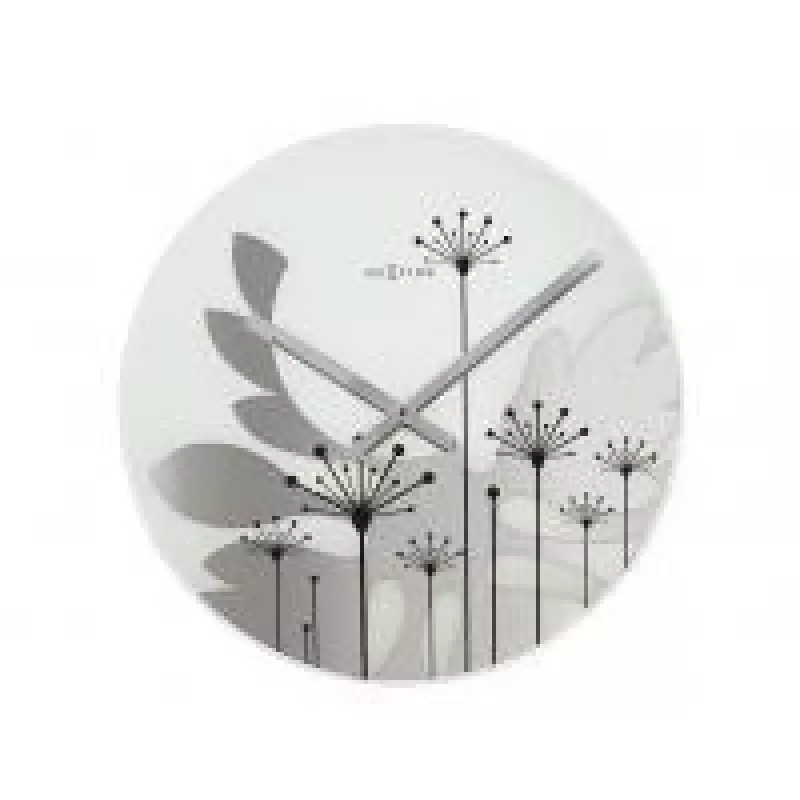 NeXtime laikrodis 8088 Grass, Ø43 cm, sieninis, pilkas