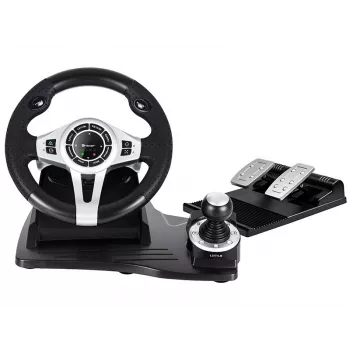 Tracer TRAJOY46524 Žaidimų vairas su pedalais juodas, skirtas PlayStation 4, PlayStation 3