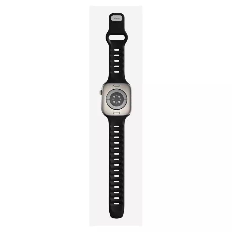 Nomad Tempo Band Black Rubber 20 mm – laikrodžio dirželis juodas
