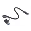 M.2 SSD korpusas Unitek uDrive pilkas – M.2 (2230/2242/2260/2280), NVMe/SATA III, USB-C 10 Gbit/s, aliuminis