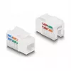 DeLOCK Keystone LSA rinkinys RJ45 RJ11 Cat.6 juodas užsegamas laikiklis