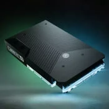 GPU vandens blokas EK-Quantum Vector³ FE RTX 5090 — permatomas akrilinis viršus