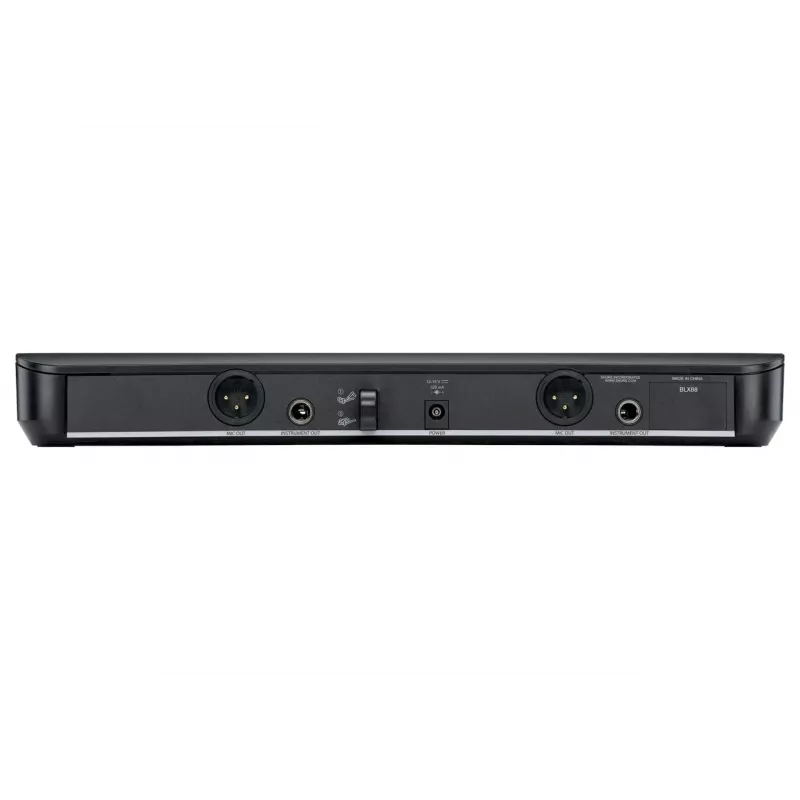 Shure BLX288E/SM58-H8E - belaidė sistema su imtuvu ir dviem SM58 mikrofonais