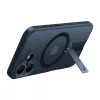 Apsauginis dėklas Torras Pstand Spin iPhone 16 Plus – juodas, sulankstomas stovas, plona apsauga