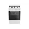 INDESIT I6G5KCW viryklė | Dujinė kaitlentė, elektrinė orkaitė | Balta | 60 cm