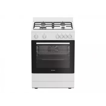 INDESIT I6G5KCW viryklė | Dujinė kaitlentė, elektrinė orkaitė | Balta | 60 cm