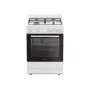 INDESIT I6G5KCW viryklė | Dujinė kaitlentė, elektrinė orkaitė | Balta | 60 cm