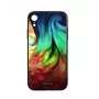 Dėklas Tellur Cover Glass Print iPhone XR Mesmeric – kietas apsauginis dėklas su stiklo efektu