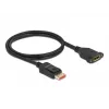 DisplayPort ilginimo laidas su montavimo rėmeliu DeLOCK 87095 8K 60 Hz 1 m