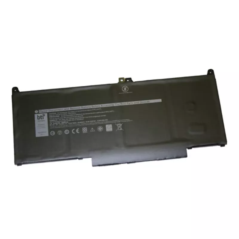 Originalus 4 elementų nešiojamojo kompiuterio akumuliatorius Dell Latitude 7300/7400/5300 – 7,6 V, 7890 mAh (Li‑Ion)