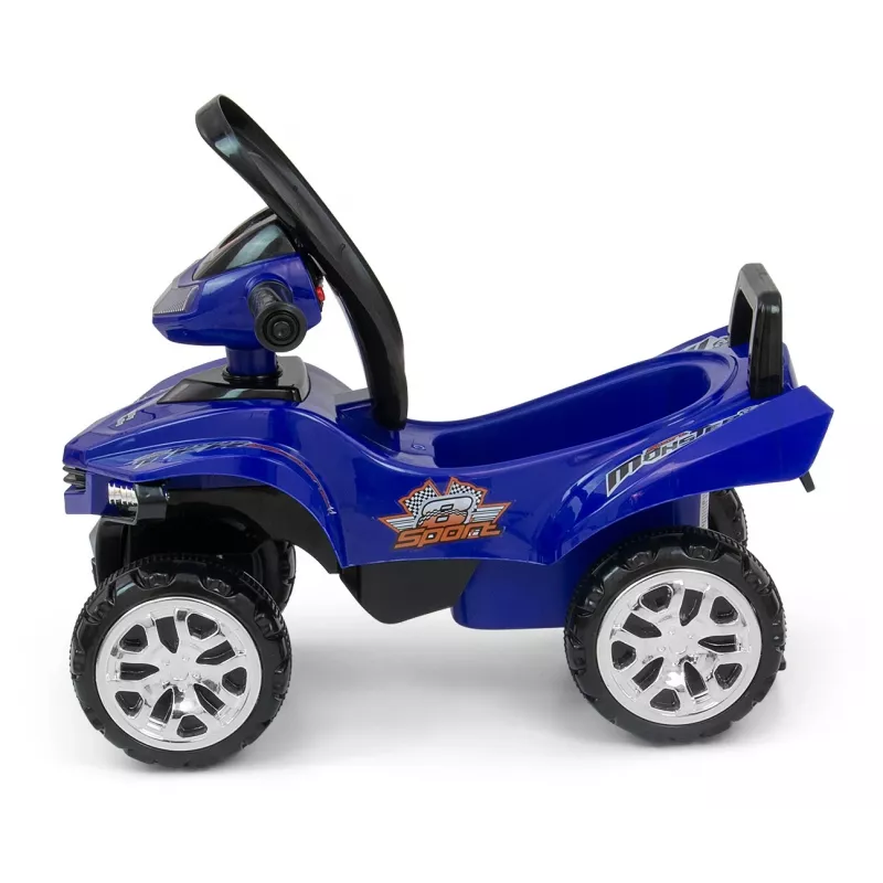 Vaikiškas stumdomas automobilis milly mally Ride-on Monster Navy
