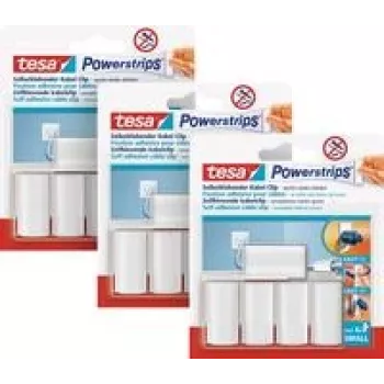 tesa 58035 Powerstrips® kabelių laikikliai, 15 vnt. (58035-00500-01)