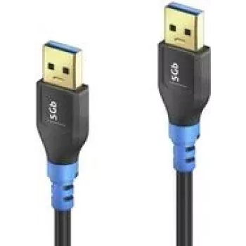 USB kabelis PureLink FI-U310-015 USB 3.2 Gen 1 1,5 m USB A juoda mėlyna