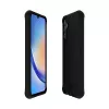 Mobilis Spectrum_R 066040 dėklas Samsung Galaxy A34 5G telefonui, vienspalvis juodas matinis