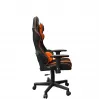 Žaidimų kėdė GEMBIRD GC-SCORPION-04X juoda-oranžinė, ergonomiškas dizainas, reguliuojamas aukštis, aukšta nugara
