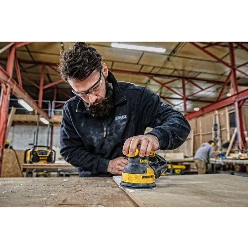 Orbitalinis šlifuoklis DeWalt DWE6423-QS, 280 W, 8000–12000 OPM, 2,6 mm orbita, 1,28 kg