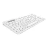Logitech K380 belaidė klaviatūra, Bluetooth 3.0, vokiškas išdėstymas, off-white