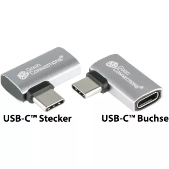 USB-C į USB 4.0 Gen.3x2 adapteris (lyties keitiklis) Alcasa USB-AD400