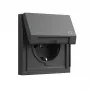 Gira TX_44 kištukinis lizdas Schuko, antracitas, modelis 445467