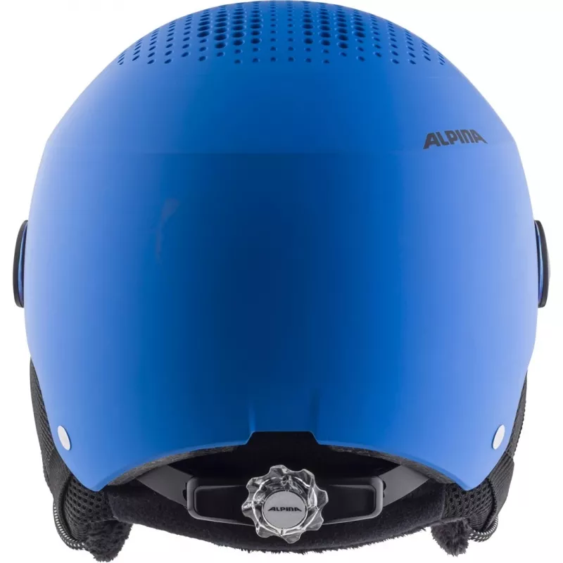 Vaikiškas slidinėjimo šalmas ALPINA ZUPO VISOR QLite su skydeliu, 54–58 cm