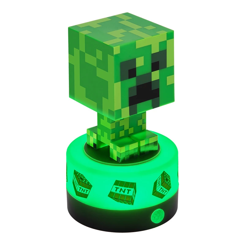 Paladone Minecraft naktinė lemputė su Creeper dizainu ir judesio davikliu