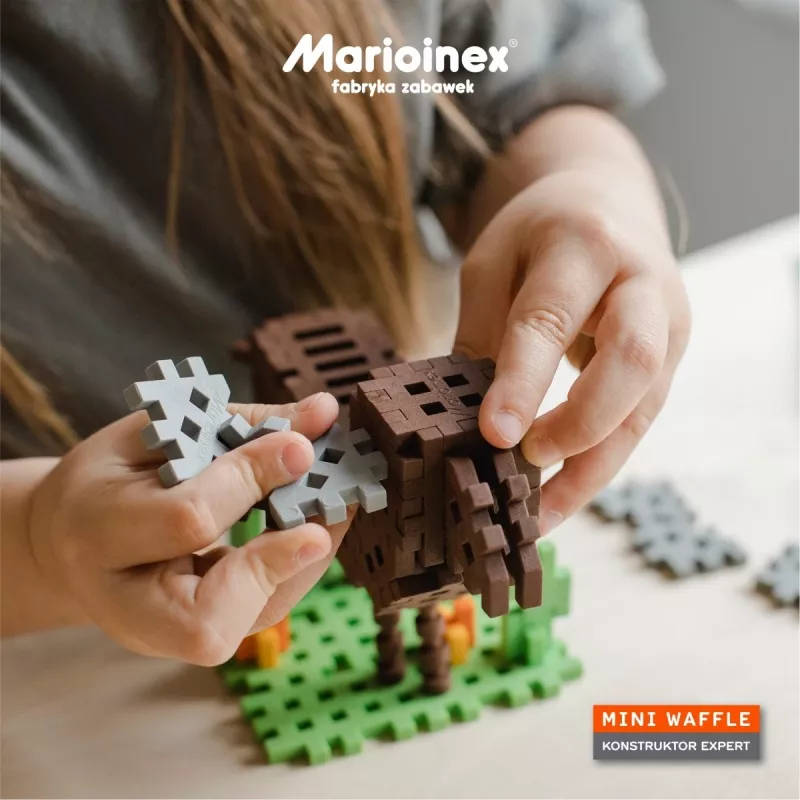 Marioinex Mini Waffle kaladėlių konstruktorius Constructor Expert, 501 vnt.