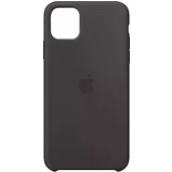 Apple Silikoninis dėklas iPhone 11 Pro Max - Juodas (MX002ZM/A)