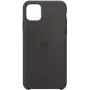 Apple Silikoninis dėklas iPhone 11 Pro Max - Juodas (MX002ZM/A)
