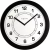 NeXtime klok 3045zw Super Slim, Ø28 cm, sieninis, juodas