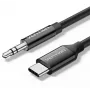 Garso adapterio laidas Vention USB-C į 3,5 mm lizdą, 1,5 m, modelis BIFBG